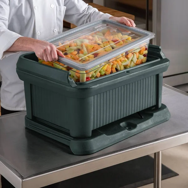 Carlisle XT160008 Slide &n Seal Top Loader, 6-Inch, Forest Green