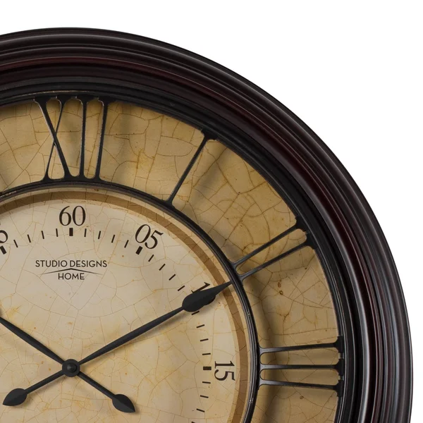 Studio Designs Home 29x22 Traditional Chateau Wall Clock Dark Brown