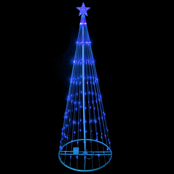 Northlight 32912662 12 ft. LED Lighted Show Cone Christmas Tree Outdoor Decoration Blue