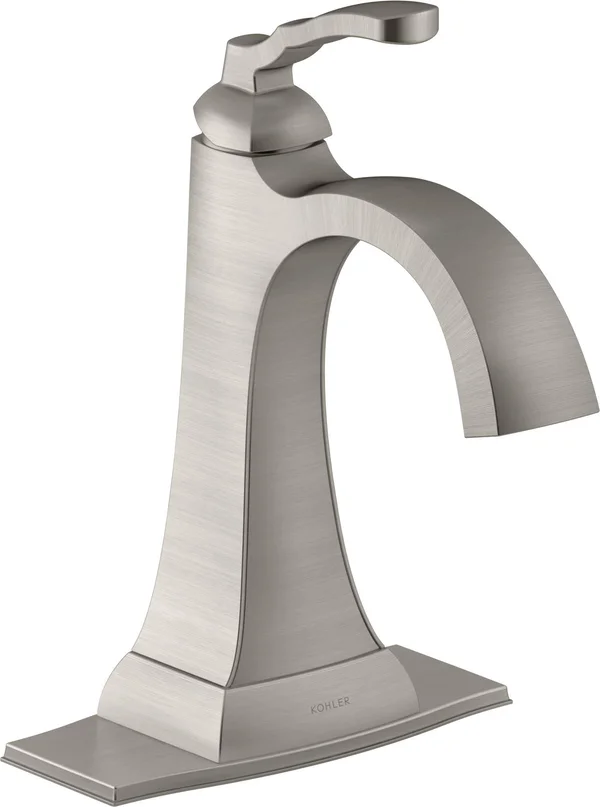 Kohler K-R30996-4D-BN Ridgeport Bathroom Sink Faucet, Vibrant Brushed Nickel