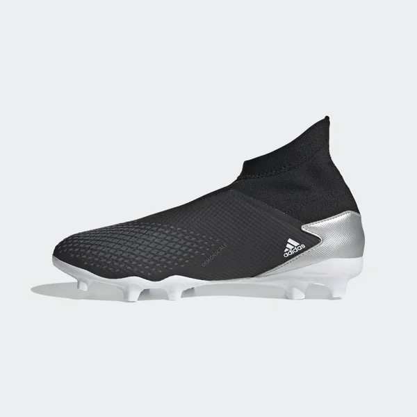 Adidas Predator Mutator 20.3 Laceless Firm Ground Cleats Black 4 - Mens Soccer Cleats