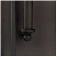 Capital Lighting 9725OB Carriage House 3 Light Outdoor Post Lantern, Old Bronze