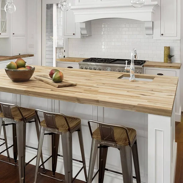 Butcher Block 98 in. x 4 in. Wood Backsplash in Acacia AC0498CP