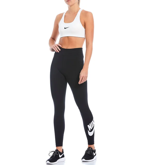 Nike Women's High-Waisted Sportswear Leggings - XL, Black