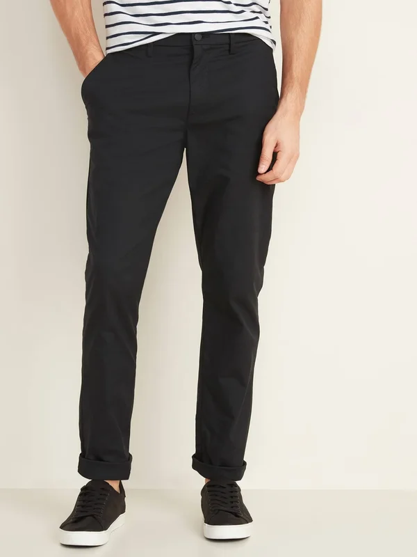 Old Navy Men's Slim Built-in Flex Ultimate Tech Pants - Black Jack - Tall Size 32W