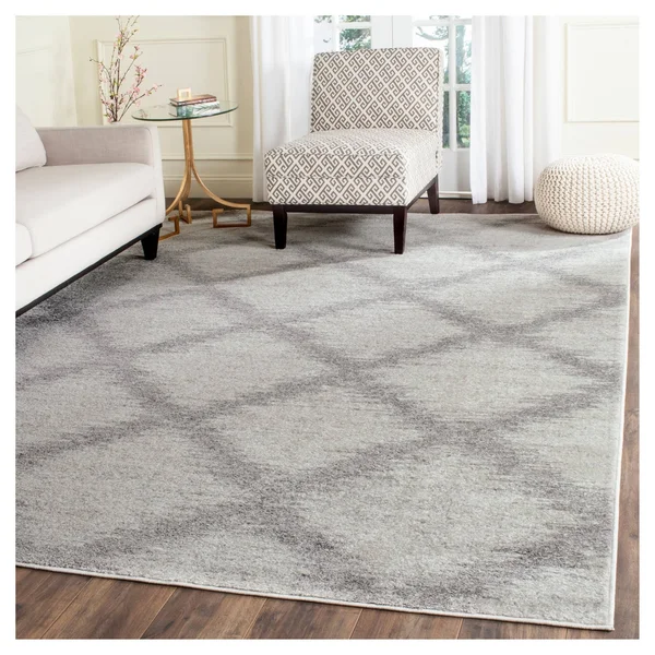 Safavieh 9& x 12& Adirondack ADR122B Ivory, Silver Rug