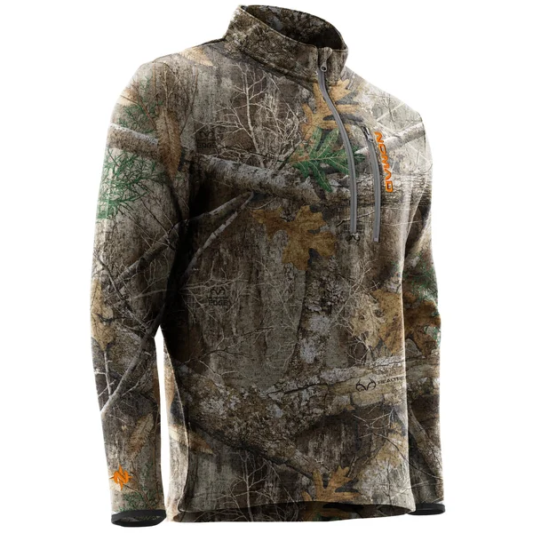 Nomad Slaysman Camo 1/4 Zip Realtree Edge, XXL