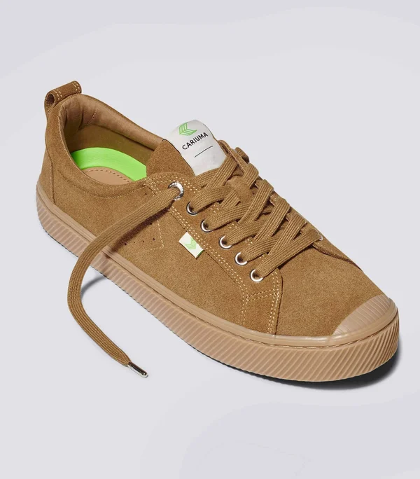 Cariuma OCA Low All Camel Suede Sneaker Men - Brown