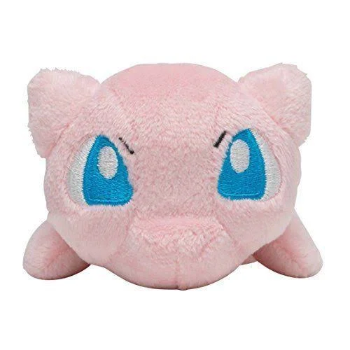 Pokemon Center 2015 Kuttari Series #3 Mew Bean Bag Plush Toy (Awake Version)