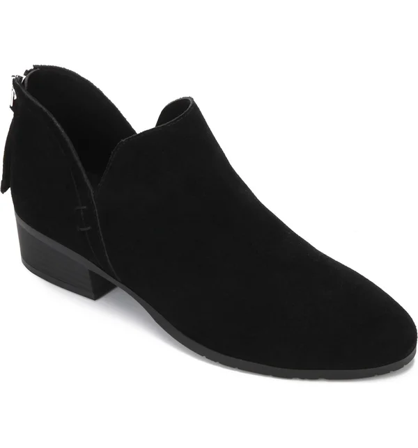 Kenneth Cole Reaction Women's Side Skip Booties - Black Suede
