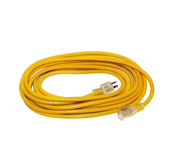 20 Pack - 16/3 25ft SJT 13 Amp 125 Volt 1625 Watt Lighted End Indoor/Outdoor Heavy Duty Extension Cord (25 Feet)
