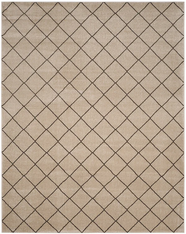 Safavieh Tunisia Creme & Brown 9& x 12& Rug