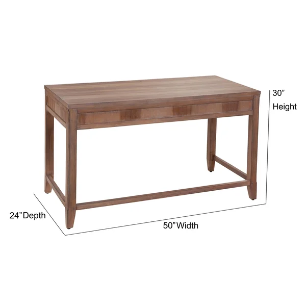 Asher 50-Inch Writing Desk by Greyson Living - Weathered Grey