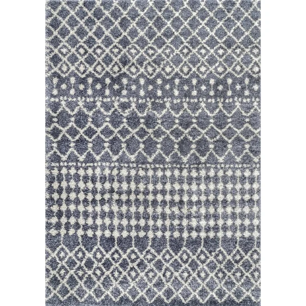 nuLOOM Moroccan Barbara Area Rug, Size: 3& x 5&, Gray