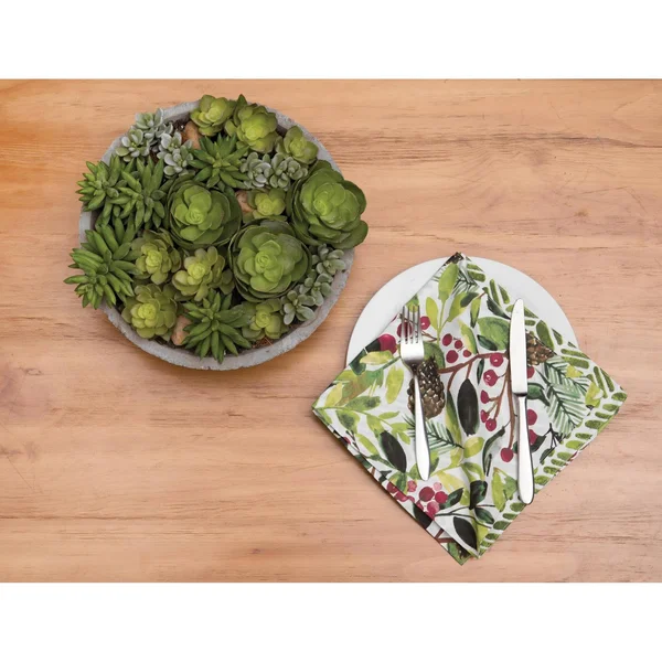 Cu0026F Home Tyson Pines Napkin Set of 6