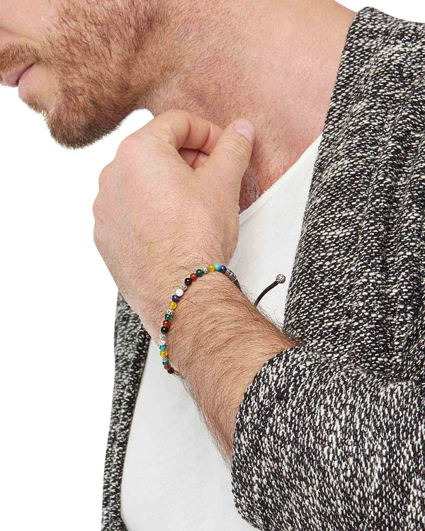 John Hardy Men's Classic Chain Pull Through Bead Bracelet