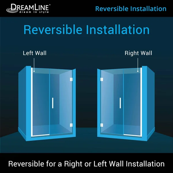 DreamLine SHDR-243757210-06 Unidoor Plus 37-1/2 to 38 in. W x 72 in. H Hinged Shower DOOR, Oil Rubbed Bronze Finish Hardware
