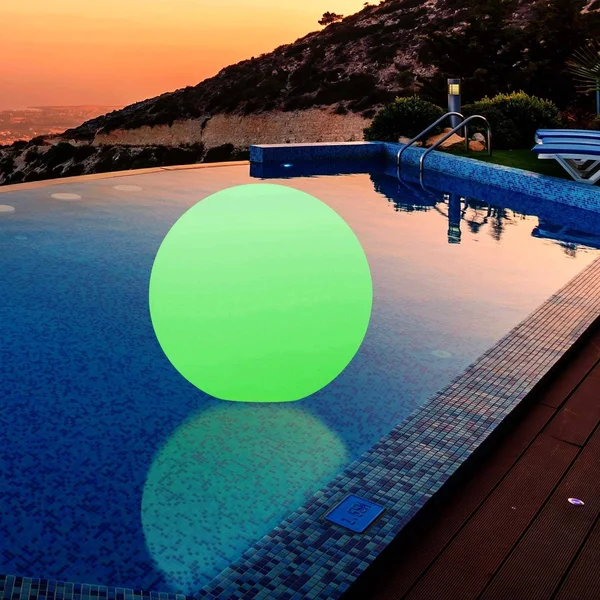 Floating Luminous LED Ball - Waterproof Outdoor Garden Lamp, 40cm