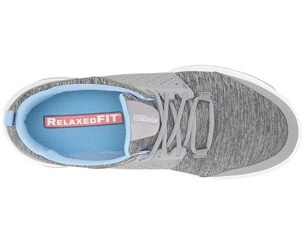 Skechers Women's Go Walk 2 - Sugar Golf Shoes - Relaxed Fit - Gray/Blue