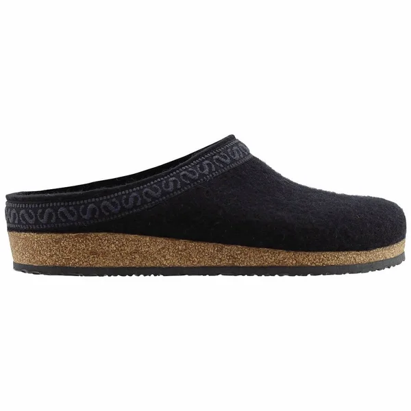 Stegmann Men's Wool Felt Cork Clog Graphite 11.5