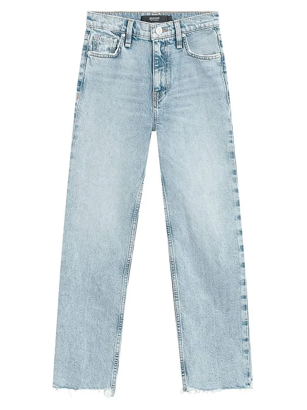 Hudson Jeans Remi High-Rise Straight Crop Jean - Blue - 30