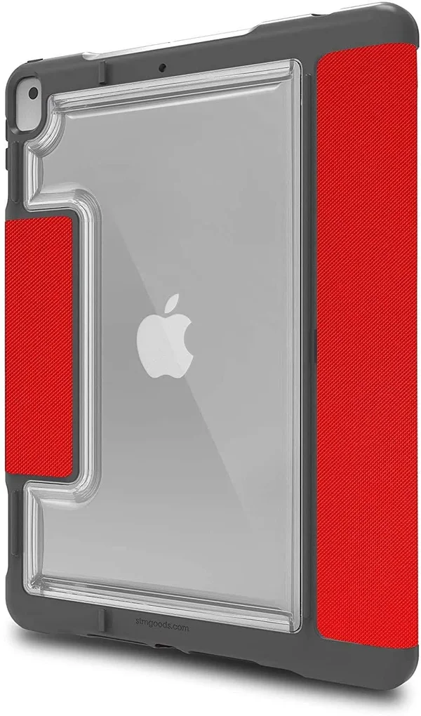 STM - Dux Plus Duo Folio Case for Apple iPad 10.2x22 (7th Gen) - Red