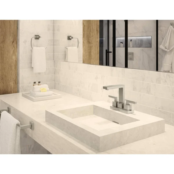 Symmons SLC-3612-STN-1.0 Duro Centerset Bathroom Faucet with Drain Assembly Finish: Satin Nickel