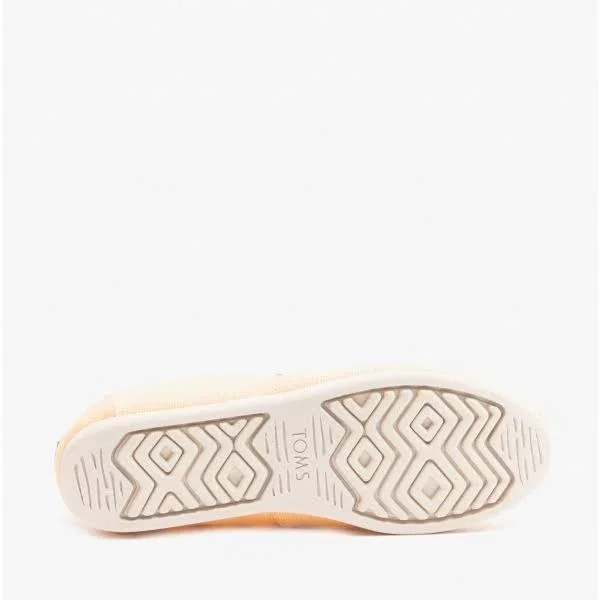 Toms Alpargata Light Orange Womens Espadrilles Slipons Shoes, 8 UK