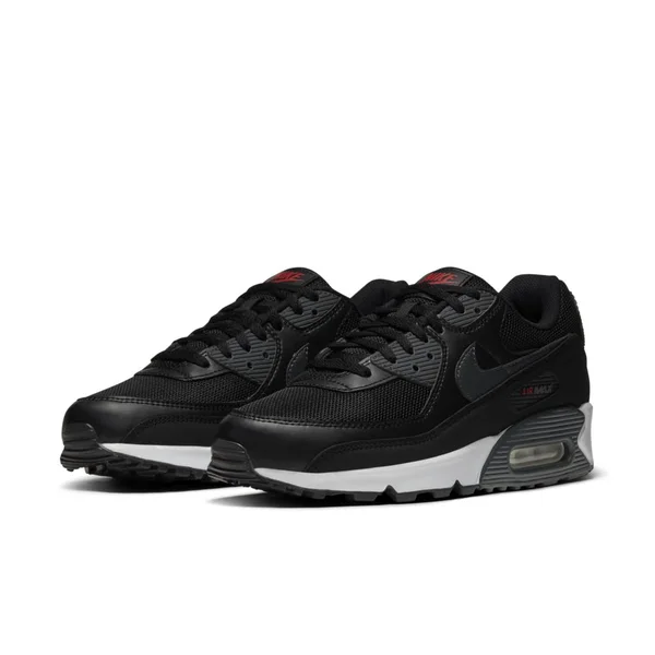 Nike Men's Air Max 90 Casual Shoes in Black/Black Size 8.0 - Leather