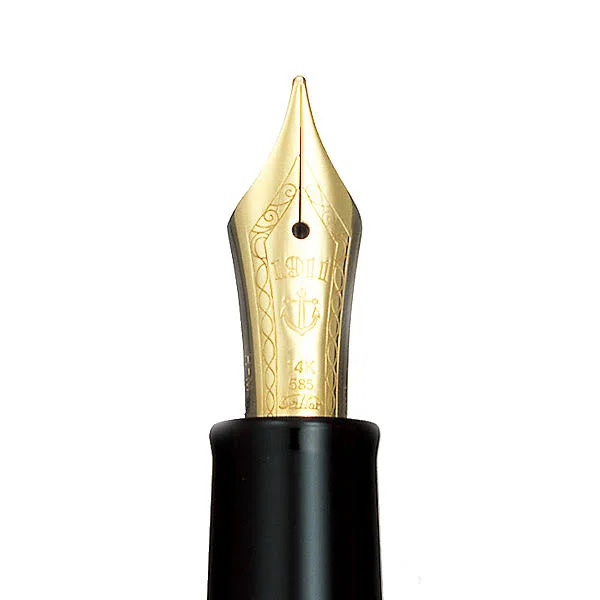 Sailor 1911 Standard Fountain Pen Maroon with Gold Trim Medium