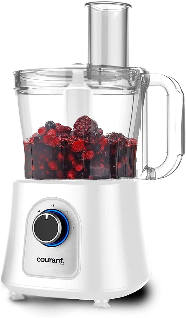 Courant 12 Cup Food Processor (White)