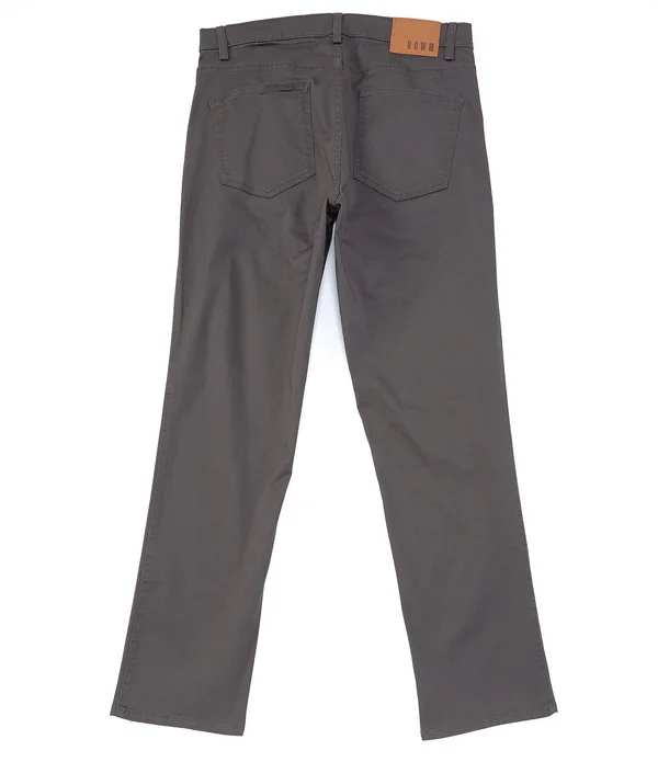 Rowm 5-Pocket Stretch Twill Pants - Mens, 32 34, Camel - Dillard&s Exclusive