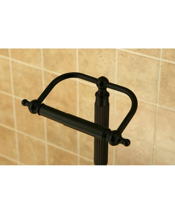 Kingston Brass Georgian Pedestal Toilet Paper Holder - Polished Brass