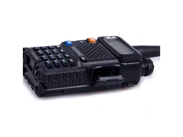 Baofeng UV-5R Dual Band Two Way Radio Black(6 Pack) + 6 Na-771 Antennas and Speaker Mics + 12 1800mAh Batteries + 1 Programming