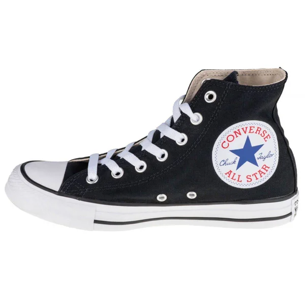 Converse Boys All Star Hi Oversized Shoes Black/White/Black Size 6.5