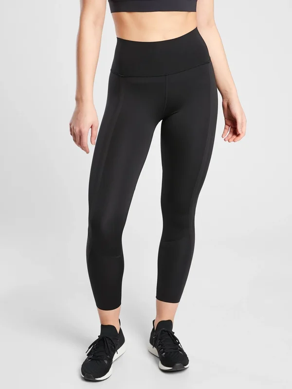 Athleta Women's High Gear 7/8 Tight Black Size XL