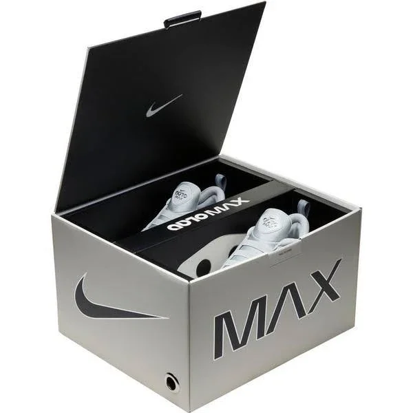 Nike Mens Adapt Auto Max Shoes Pure Platinum/Particle Grey Size 13.0