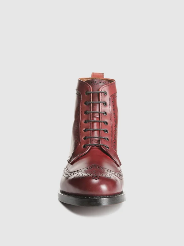 Men's Allen Edmonds Dalton Wingtip Boot 3180220 - 11.5 D - Oxblood