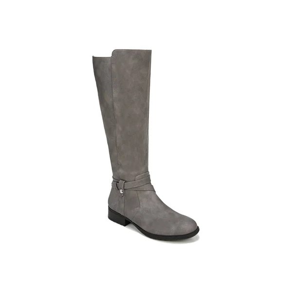 LifeStride Xtrovert Women's Riding Boots - Size: 7 Wide, Grey