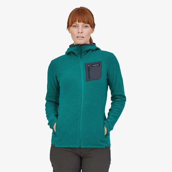 Patagonia R1 Air Full-Zip Hoody - Women's XL Borealis Green
