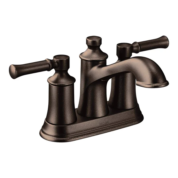Moen 6802ORB Oil-Rubbed Bronze Dartmoor Two-Handle Bathroom Faucet