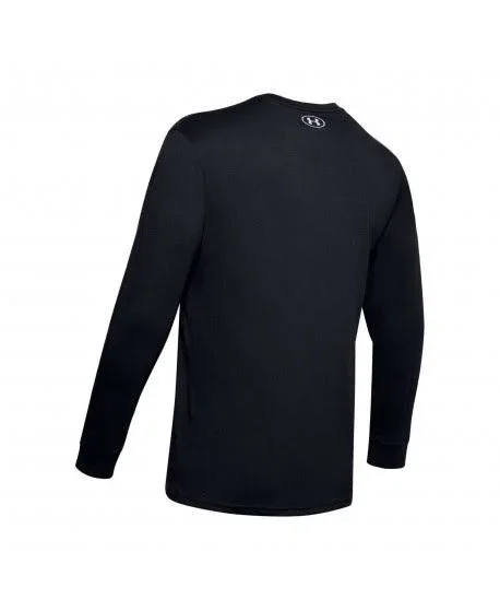 Under Armour Men's Boxed Sportstyle Half Long Sleeve - Black - MD