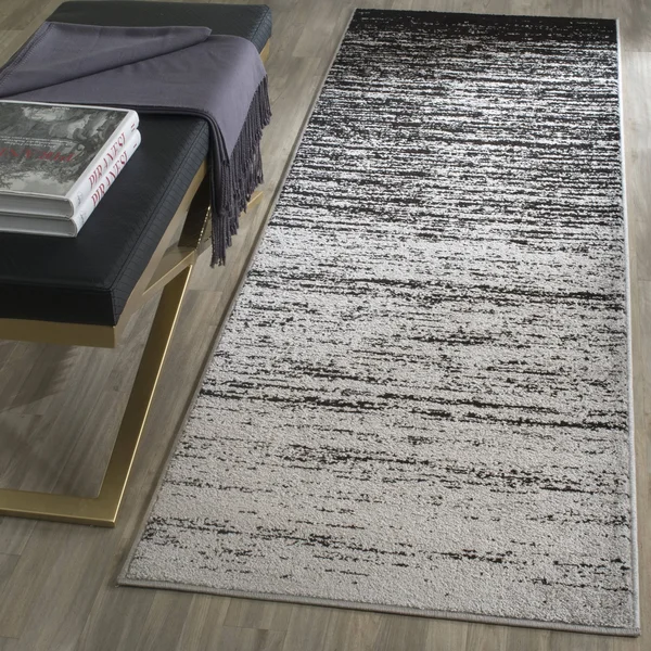 Safavieh Adirondack ADR113A Silver/Black 8& x 8& Square Area Rug