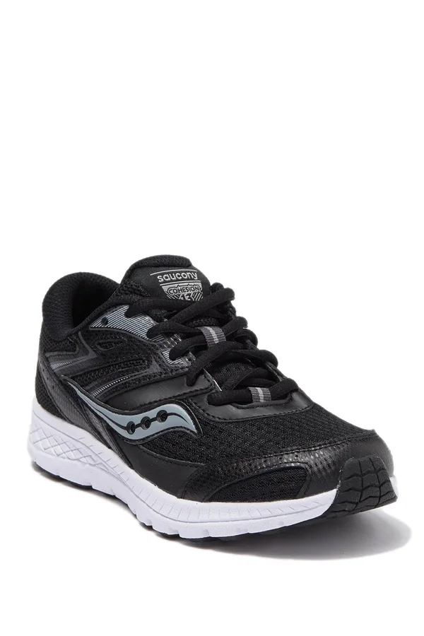 Saucony Cohesion 13 LTT Sneaker Black - Size 5.5 M Boys Shoes