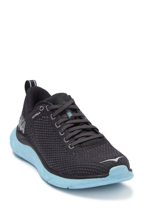 Hoka One One Hupana 2 Women's Running Shoes Black/Sky Blue : 5 B - Medium