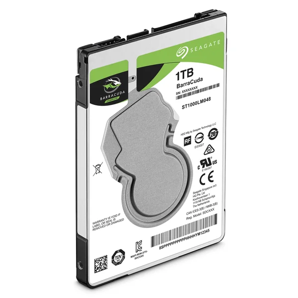Seagate Guardian BarraCuda 1 TB Internal HDD - 2.5x22 - ST1000LM048 - SATA 6Gb/s - 5, 400 rpm