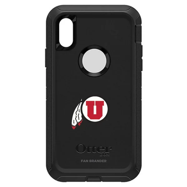 Utah Utes OtterBox iPhone X/XS Defender Black Case