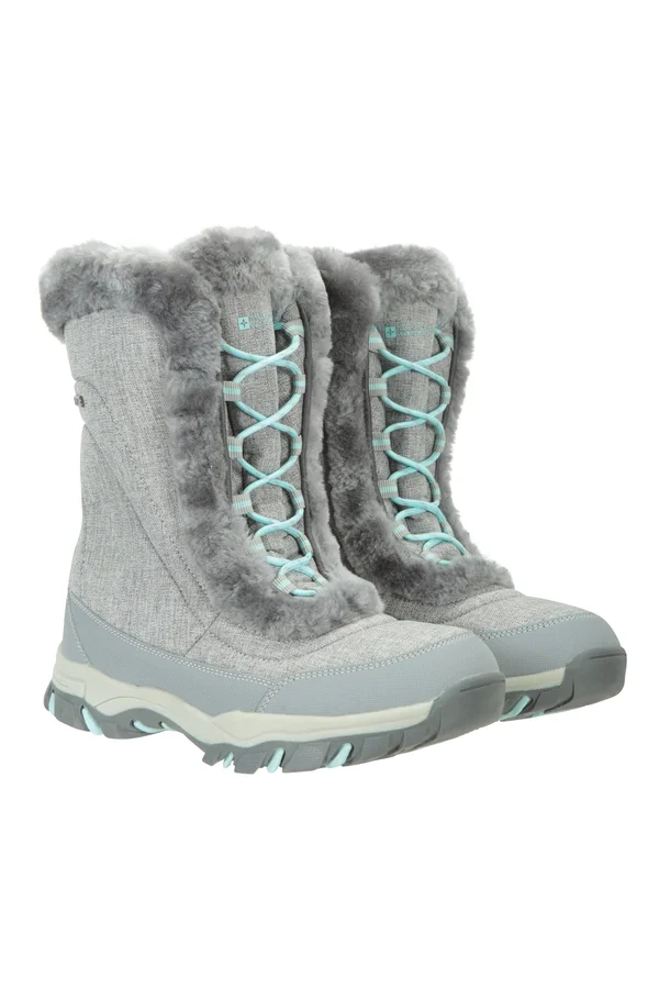 Mountain Warehouse Ohio Womens Snow Boots - Grey - Size 6