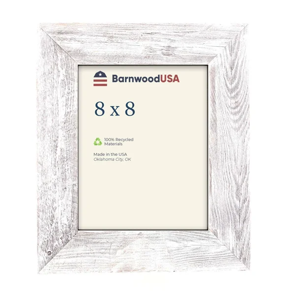 Rustic Farmhouse 3-Inch Picture Frame - White Wash 24x30