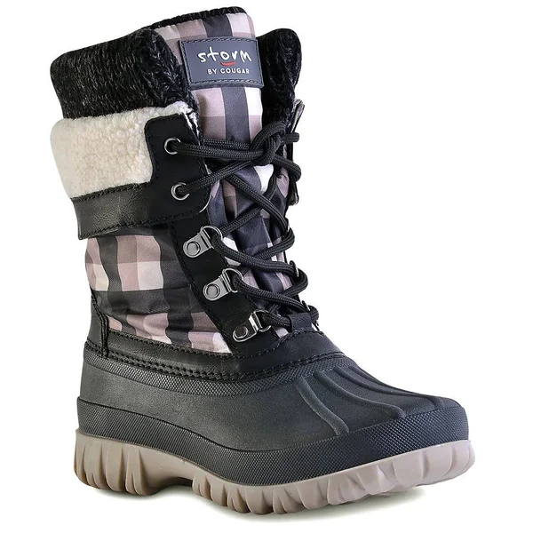 Cougar Women's Creek Duck Boot Black Plaid - Size 6 - by Houser Shoes